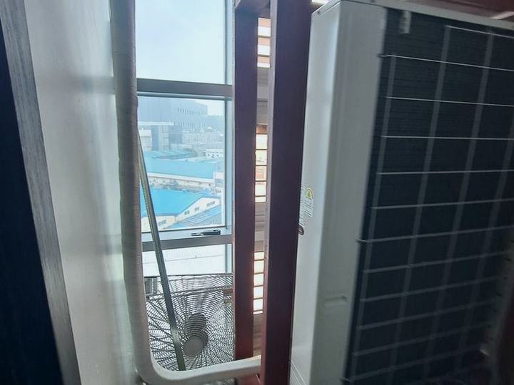 경기광주 실외기실 갤러리창 환풍기 시공 시공 전