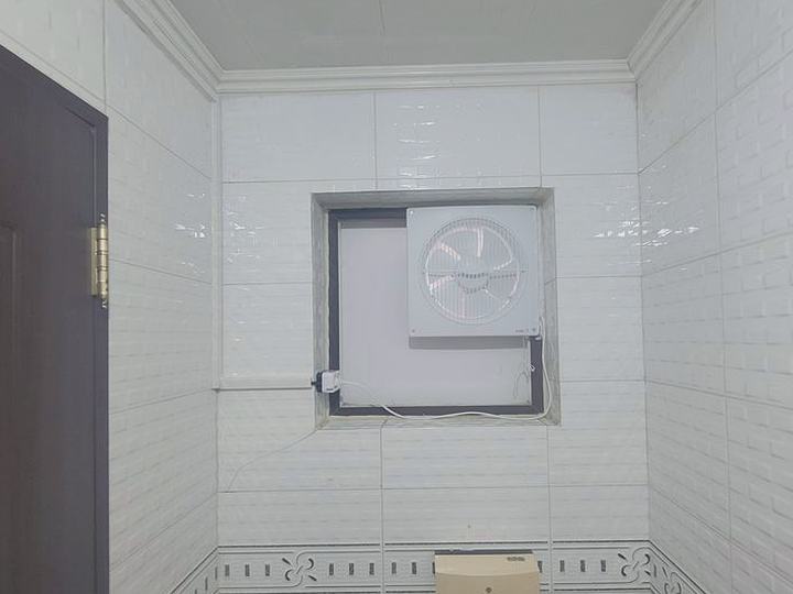 송파구 화장실 창 자리 환풍기 설치 완료 현장