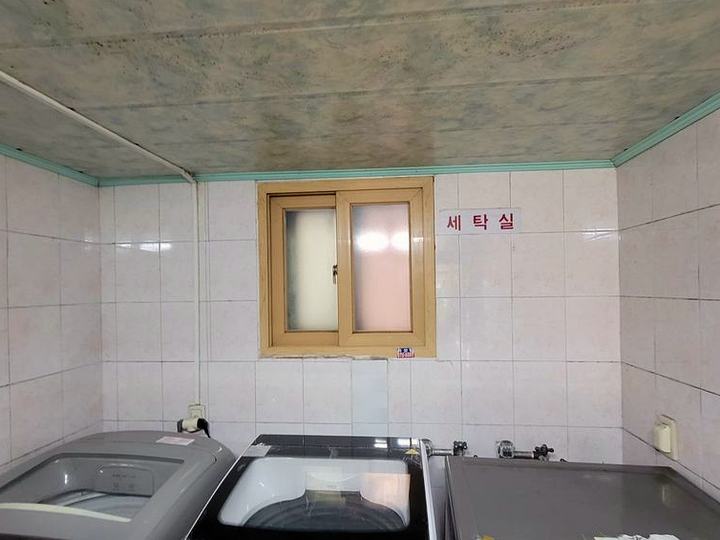 여주 세탁실 창문형 환풍기 설치 시공 전