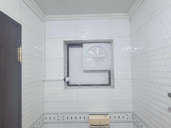 화장실 창 자리 환풍기 설치 시공 후
